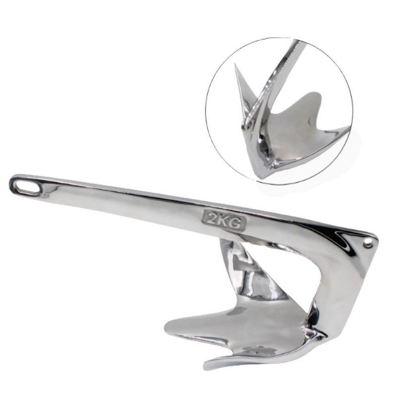 316 aço inoxidável bruce âncor - Fishing Boat Anchor avaliação e preço