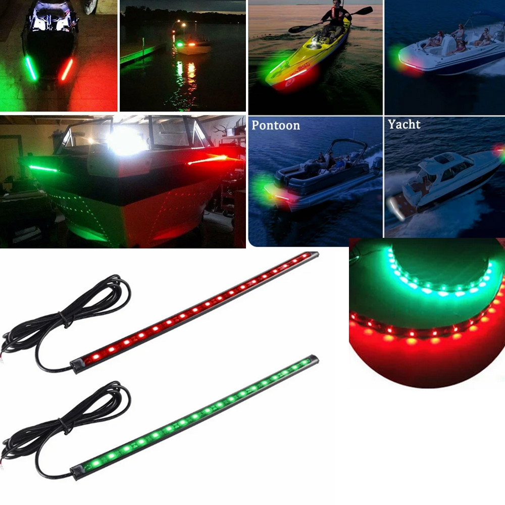 2 pçs 30cm 12v led luz de tira - Fishing Boat Trailer avaliação e preço