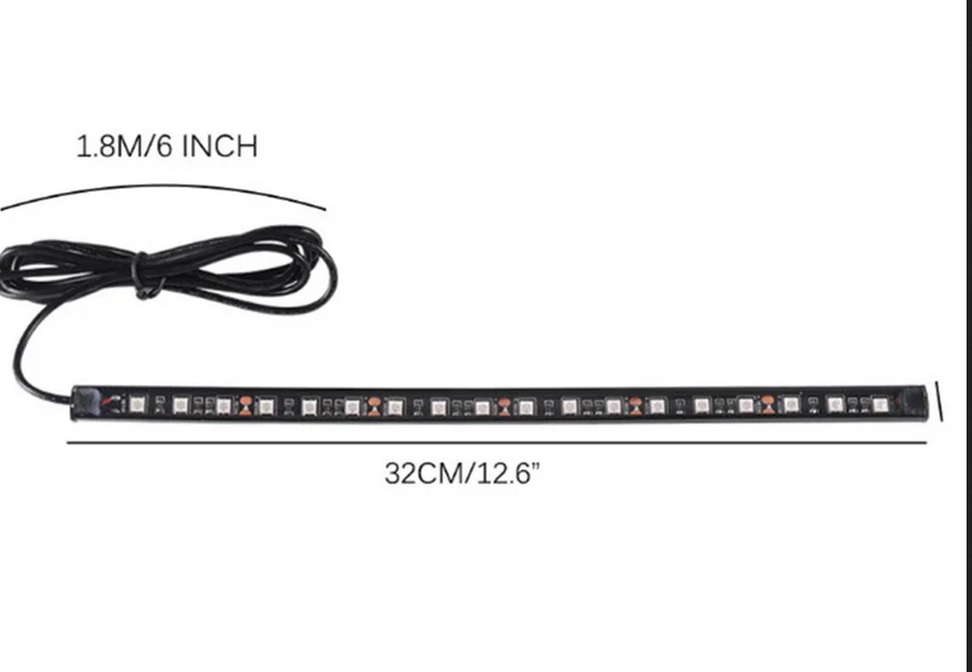 2 pçs 30cm 12v led luz de tira - Fishing Boat Trailer avaliação e preço