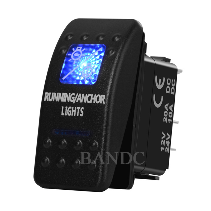 Corrida LED azul e luz de ânco - Fishing Boat Anchor avaliação e preço