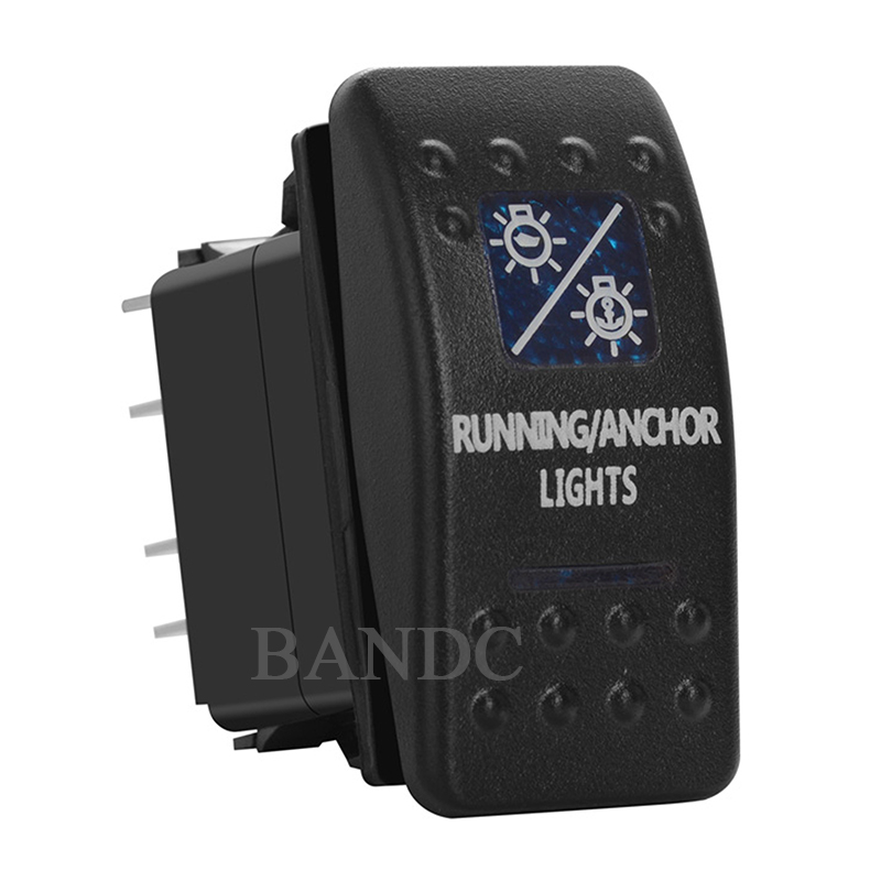 Corrida LED azul e luz de ânco - Fishing Boat Anchor avaliação e preço