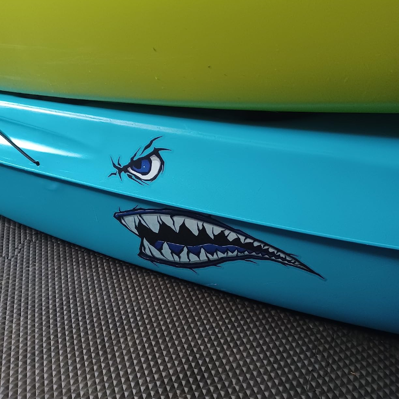 2 pçs dentes de tubarão boca b - Fishing Boat Trailer avaliação e preço