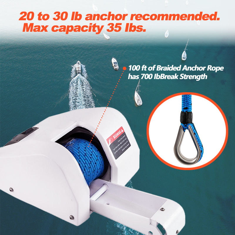 Electric Anchor Winch for Pont - Fishing Boat Anchor avaliação e preço
